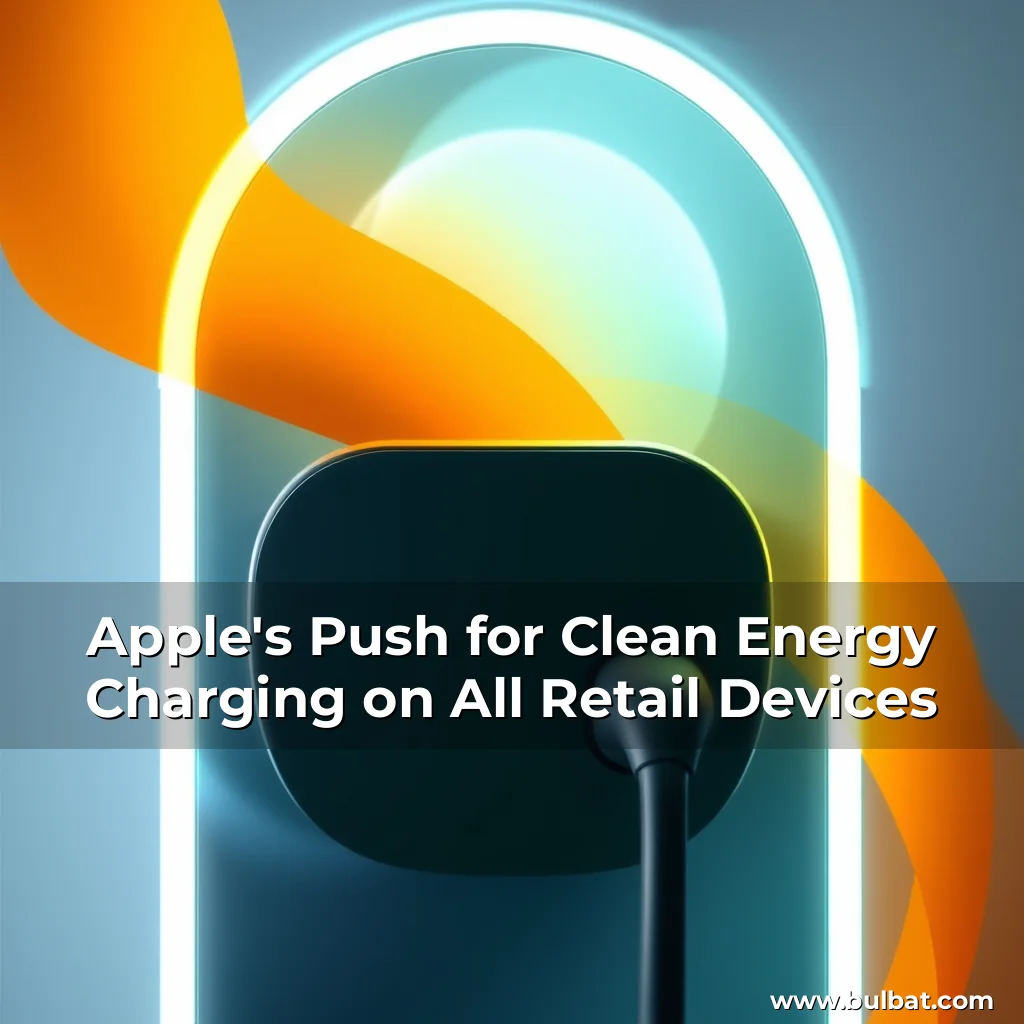 You are currently viewing Apple’s Push for Clean Energy Charging on All Retail Devices