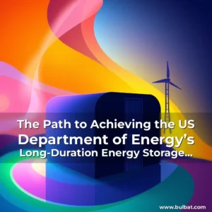 Artistic representation for The Path to Achieving the US Department of Energy’s Long-Duration Energy Storage Goal