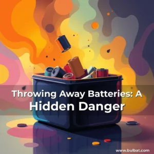 Read more about the article Throwing Away Batteries: A Hidden Danger