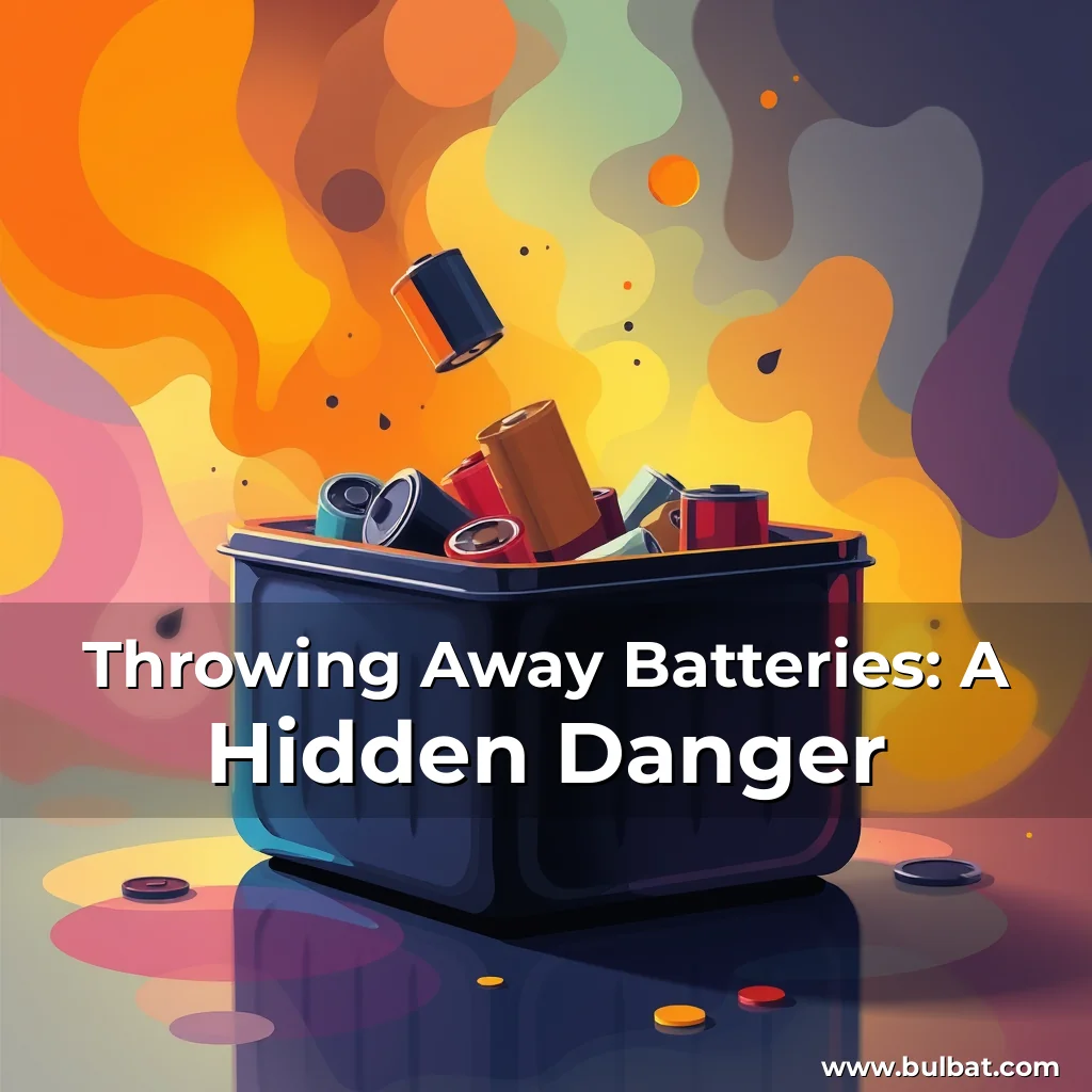 Read more about the article Throwing Away Batteries: A Hidden Danger