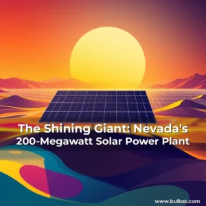 Read more about the article The Shining Giant: Nevada’s 200-Megawatt Solar Power Plant