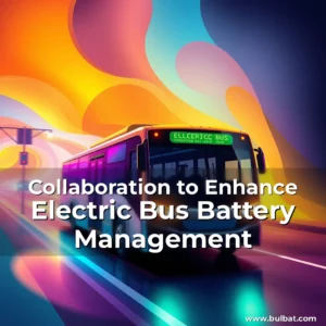 Artistic representation for Collaboration to Enhance Electric Bus Battery Management
