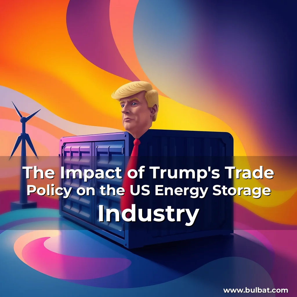 You are currently viewing The Impact of Trump’s Trade Policy on the US Energy Storage Industry