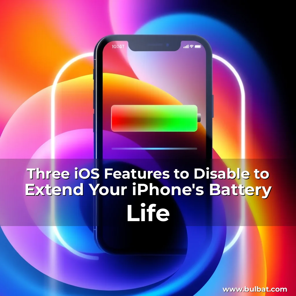 Read more about the article Three iOS Features to Disable to Extend Your iPhone’s Battery Life