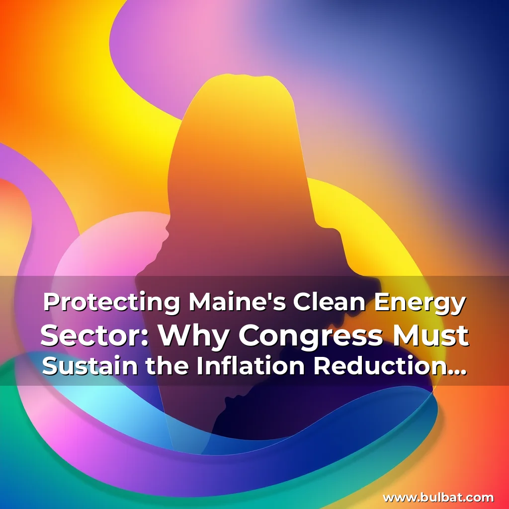 Read more about the article Protecting Maine’s Clean Energy Sector: Why Congress Must Sustain the Inflation Reduction Act