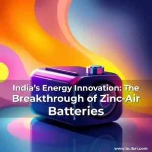 Read more about the article India’s Energy Innovation: The Breakthrough of Zinc-Air Batteries