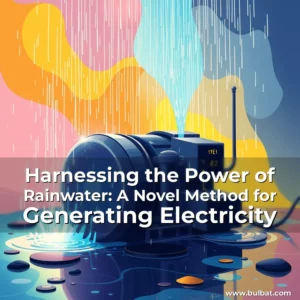 Read more about the article Harnessing the Power of Rainwater: A Novel Method for Generating Electricity