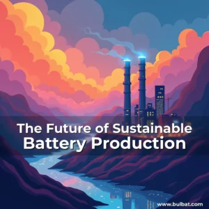 Read more about the article The Future of Sustainable Battery Production