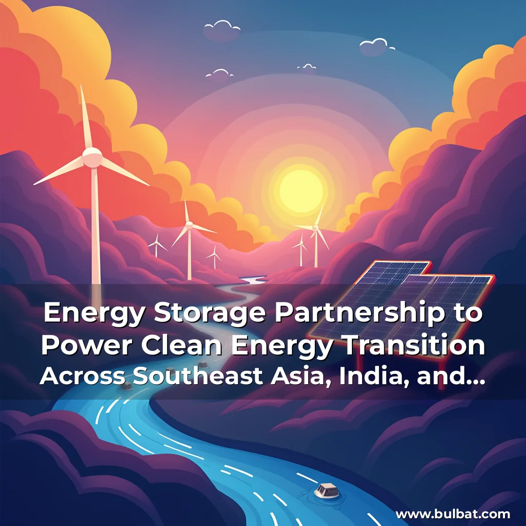 You are currently viewing Energy Storage Partnership to Power Clean Energy Transition Across Southeast Asia, India, and Australia