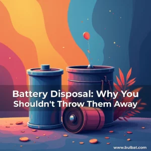 Artistic representation for Battery Disposal: Why You Shouldn't Throw Them Away