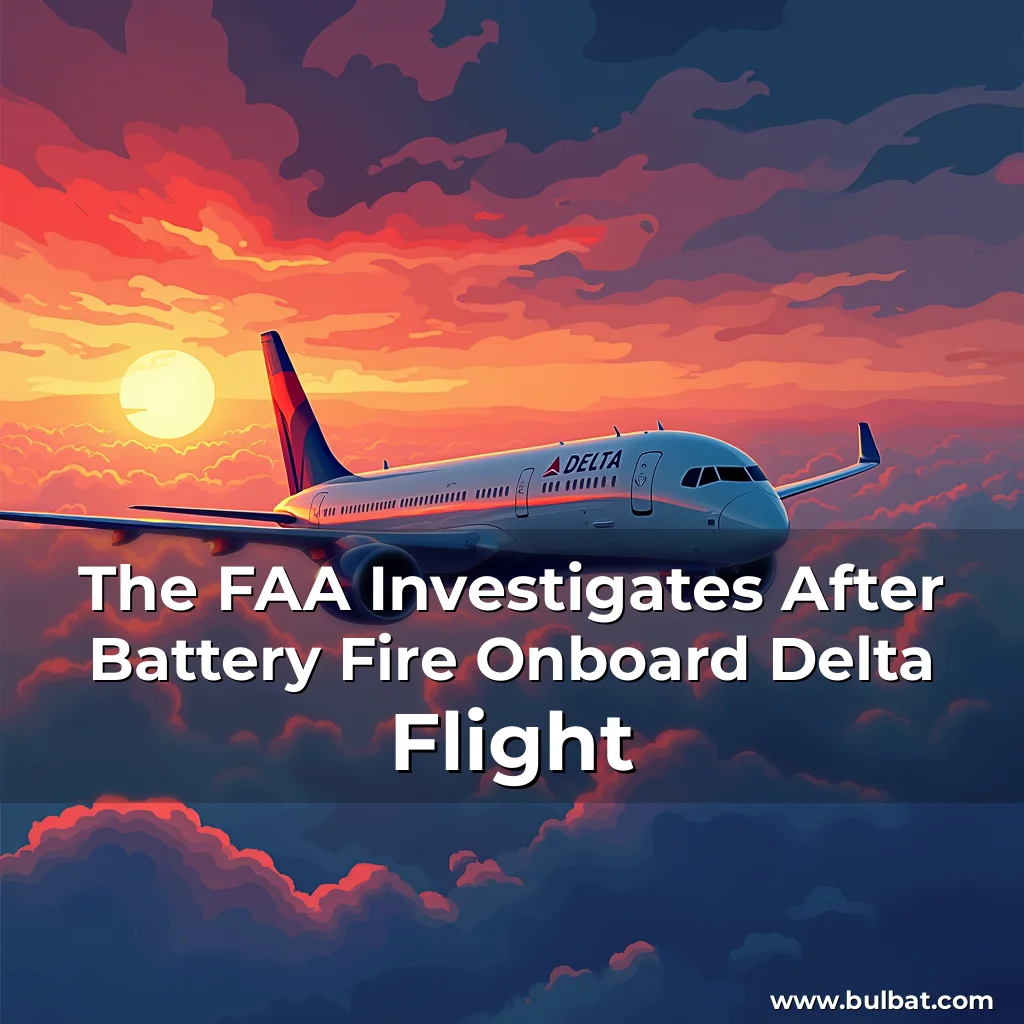 You are currently viewing The FAA Investigates After Battery Fire Onboard Delta Flight