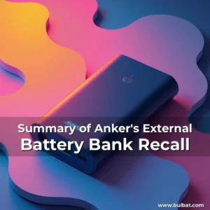 Read more about the article Summary of Anker’s External Battery Bank Recall