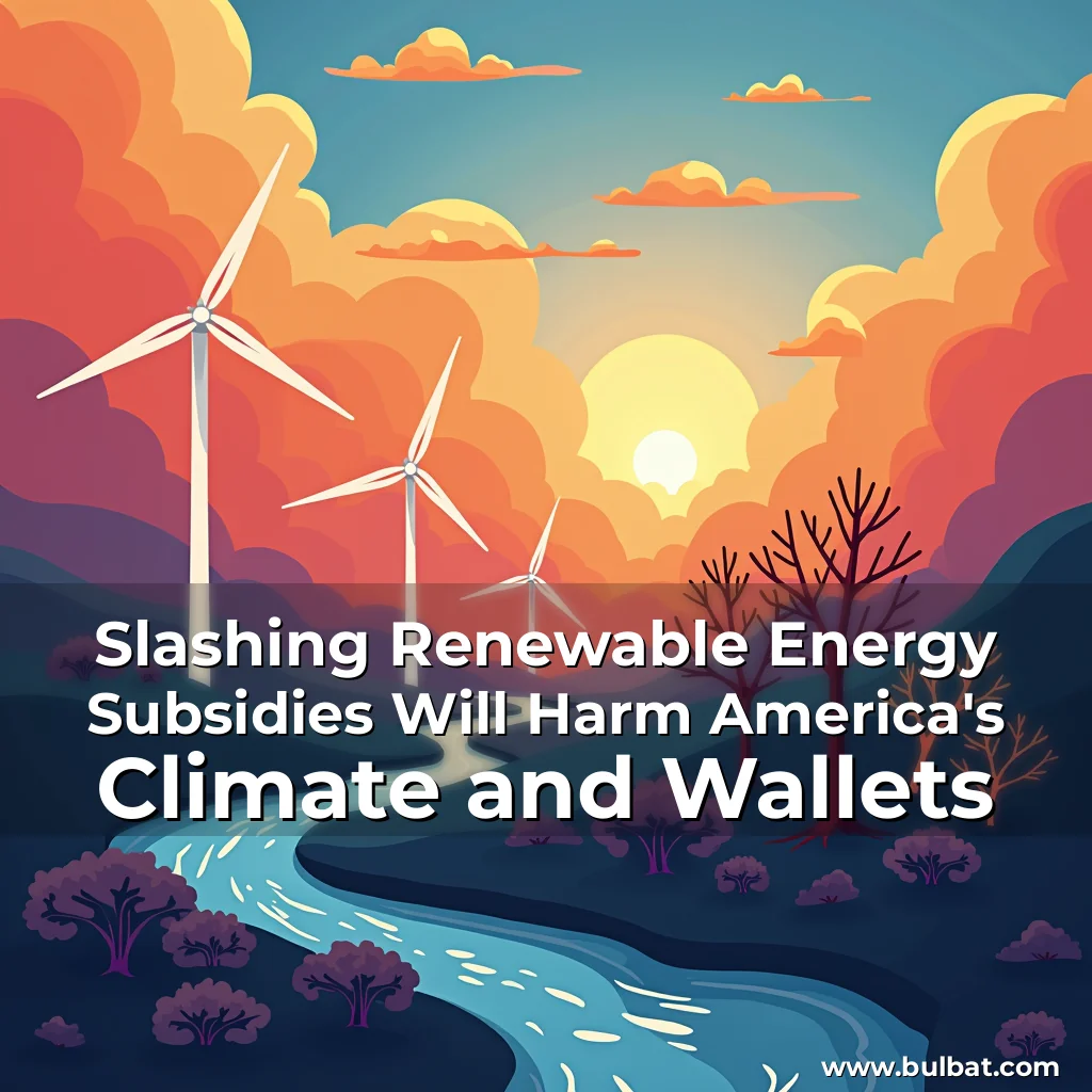 You are currently viewing Slashing Renewable Energy Subsidies Will Harm America’s Climate and Wallets