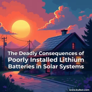 Read more about the article The Deadly Consequences of Poorly Installed Lithium Batteries in Solar Systems