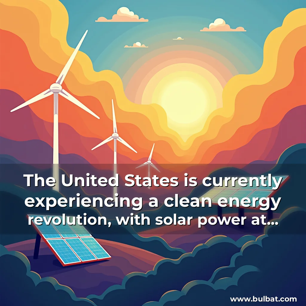 Read more about the article The United States is currently experiencing a clean energy revolution, with solar power at the forefront.