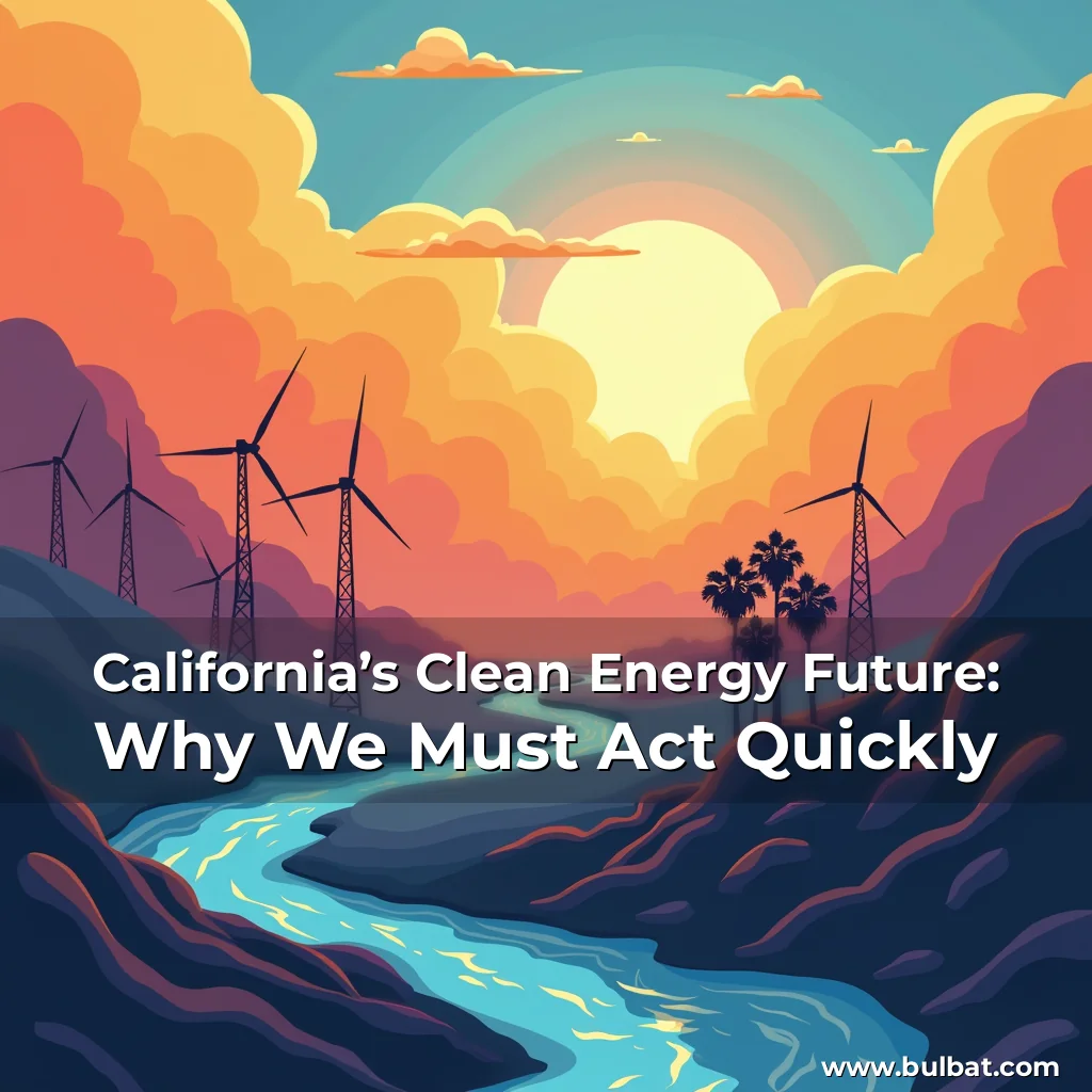 You are currently viewing California’s Clean Energy Future: Why We Must Act Quickly