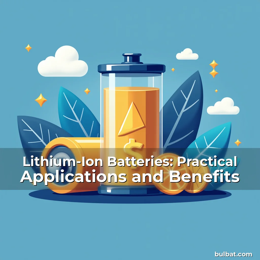 Read more about the article Lithium-Ion Batteries: Practical Applications and Benefits