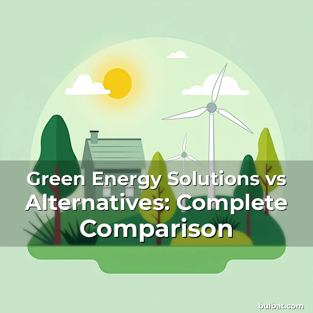 You are currently viewing Green Energy Solutions vs Alternatives: Complete Comparison