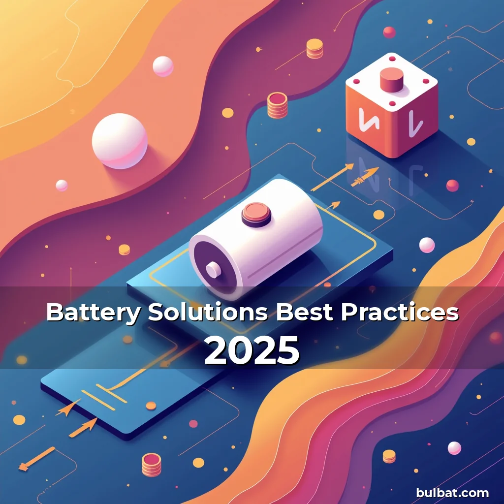 You are currently viewing Battery Solutions Best Practices 2025