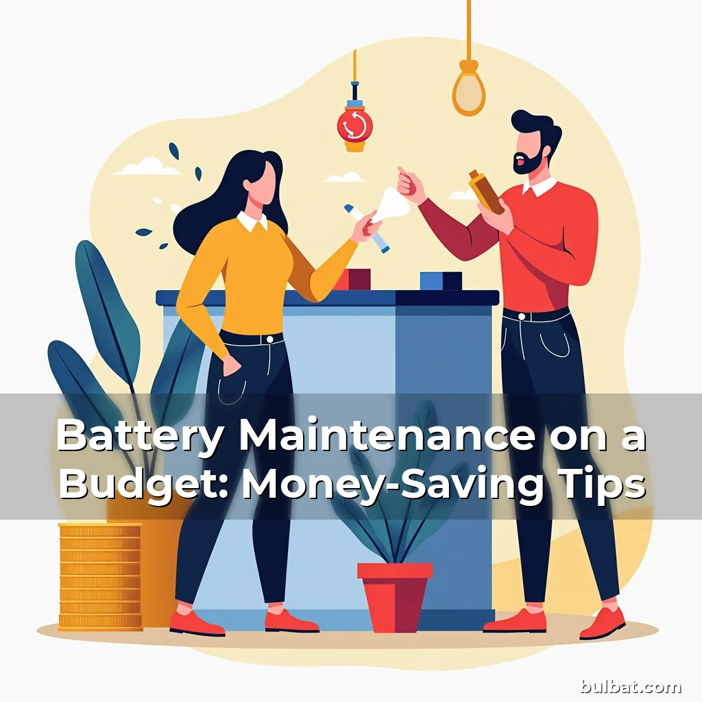 Read more about the article Battery Maintenance on a Budget: Money-Saving Tips