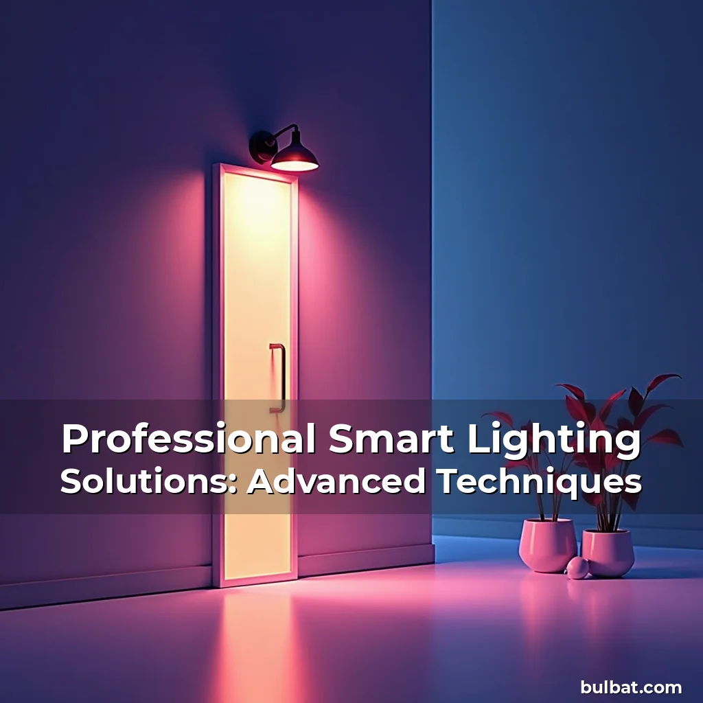 Professional Smart Lighting Solutions: Advanced Techniques