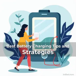 Artistic representation for Best Battery Charging Tips and Strategies