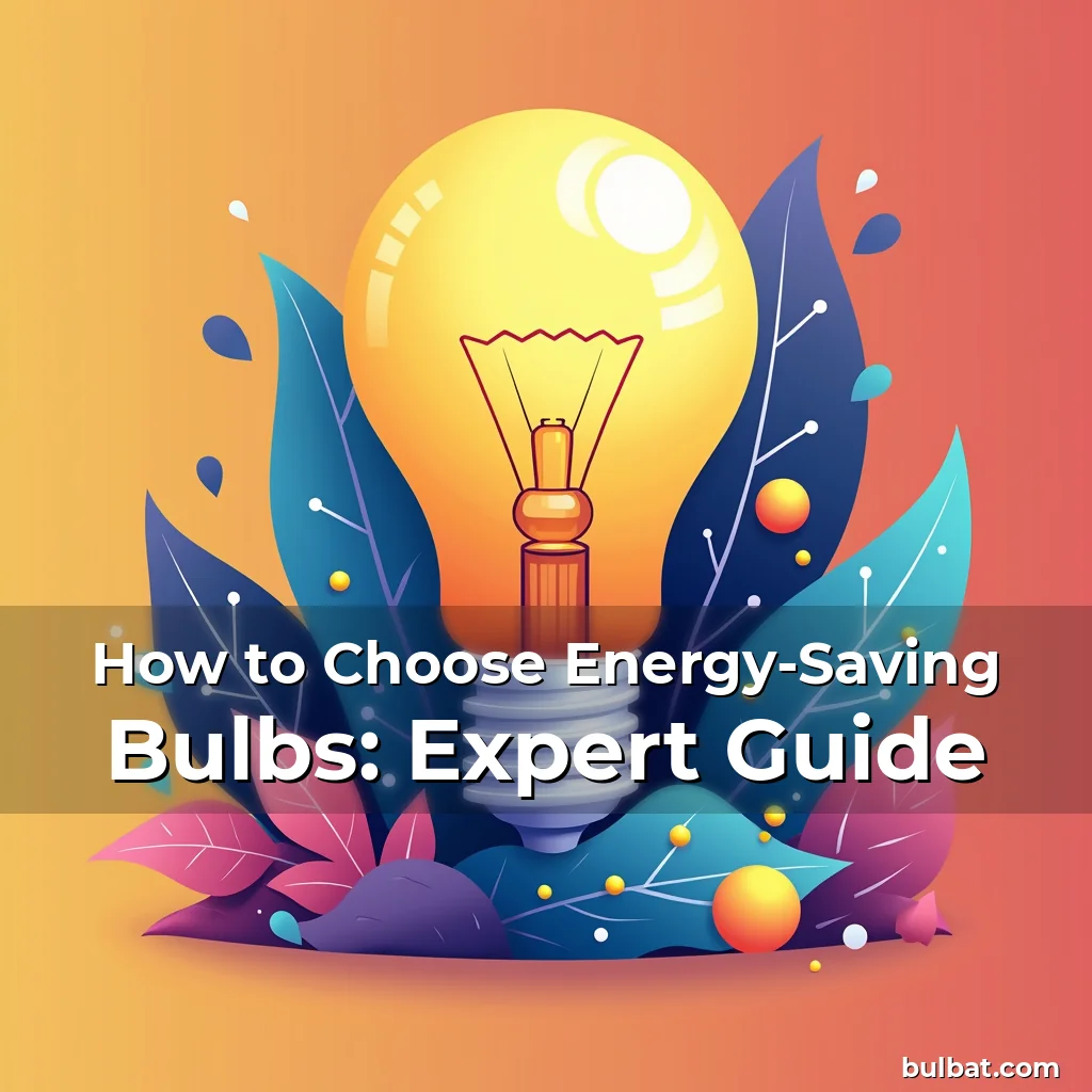 How to Choose Energy-Saving Bulbs: Expert Guide