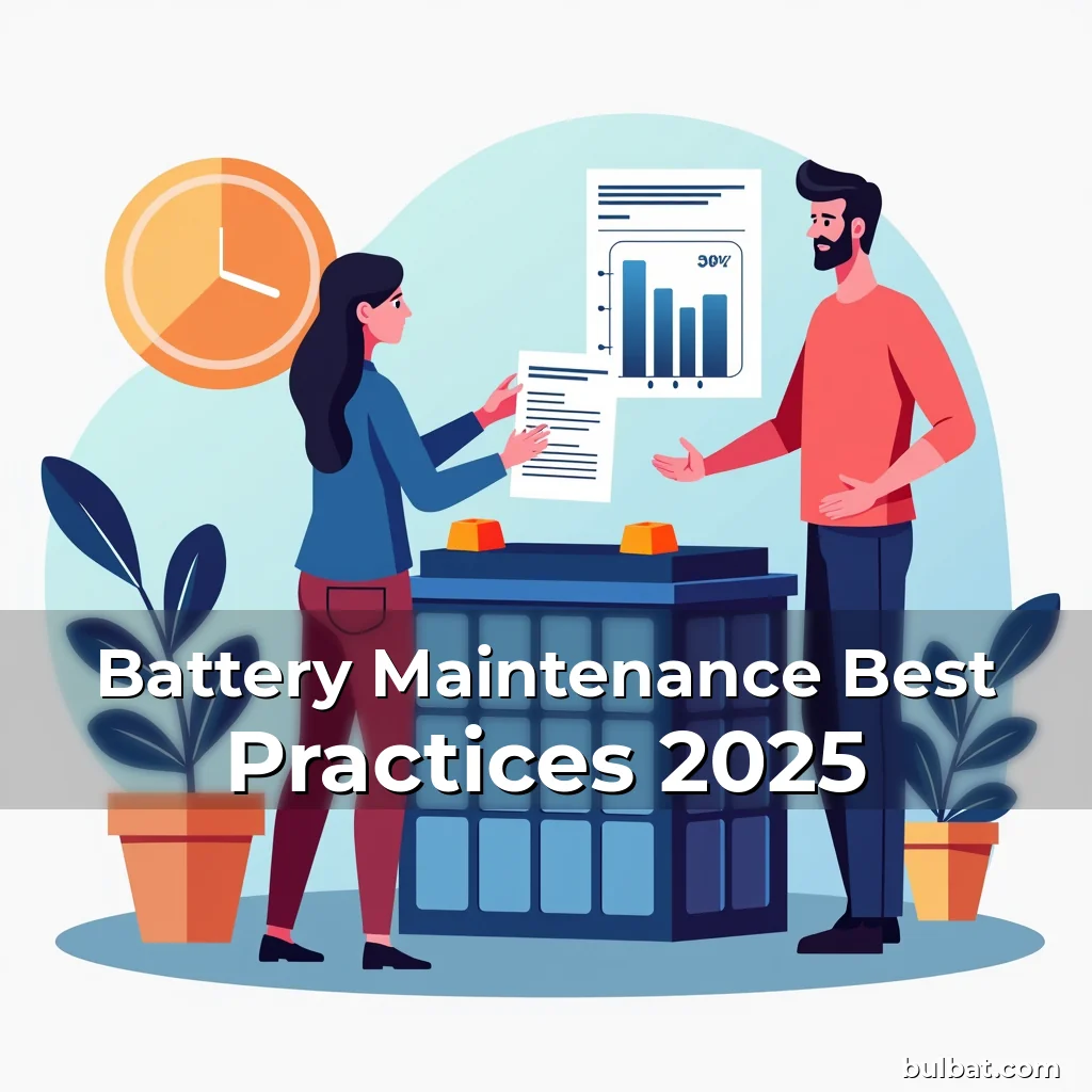 Read more about the article Battery Maintenance Best Practices 2025