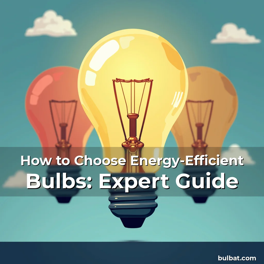 Read more about the article How to Choose Energy-Efficient Bulbs: Expert Guide