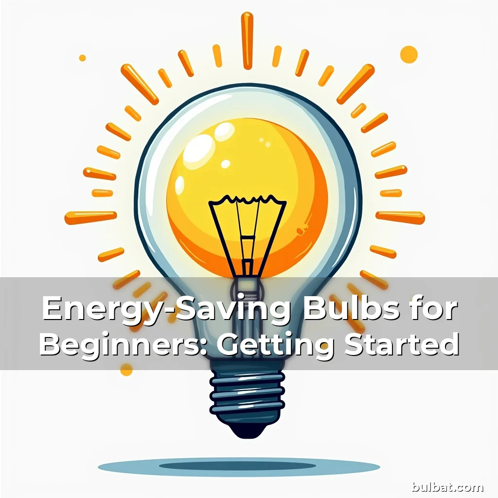 Energy-Saving Bulbs for Beginners: Getting Started
