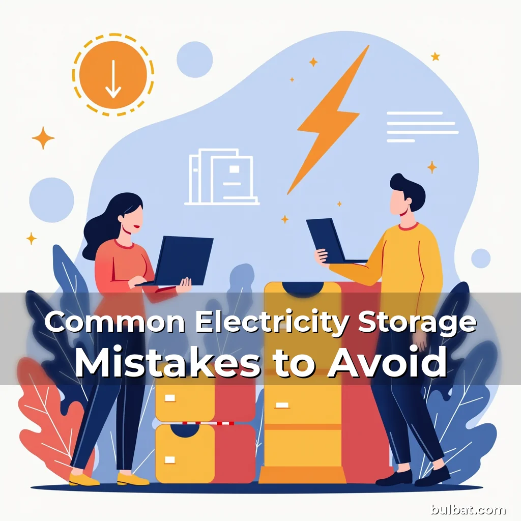 Read more about the article Common Electricity Storage Mistakes to Avoid