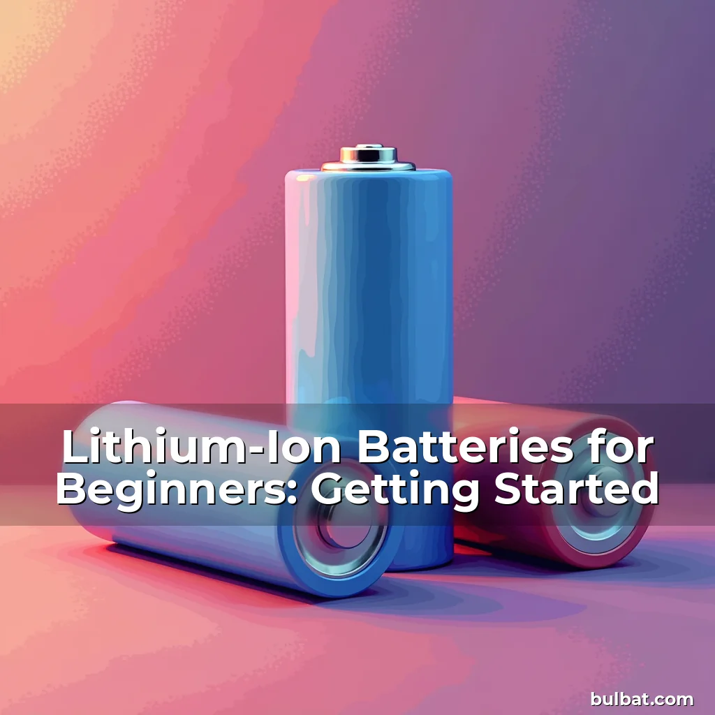 Read more about the article Lithium-Ion Batteries for Beginners: Getting Started