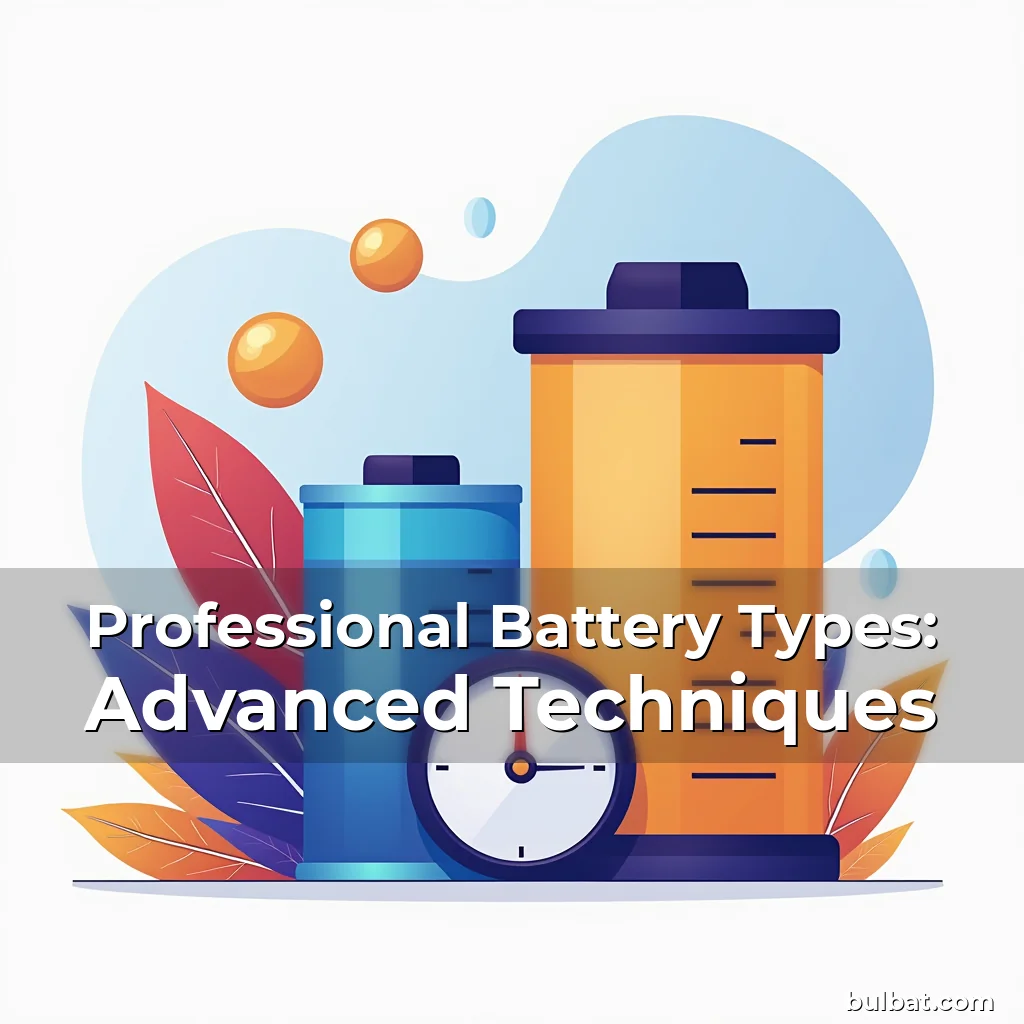 You are currently viewing Professional Battery Types: Advanced Techniques