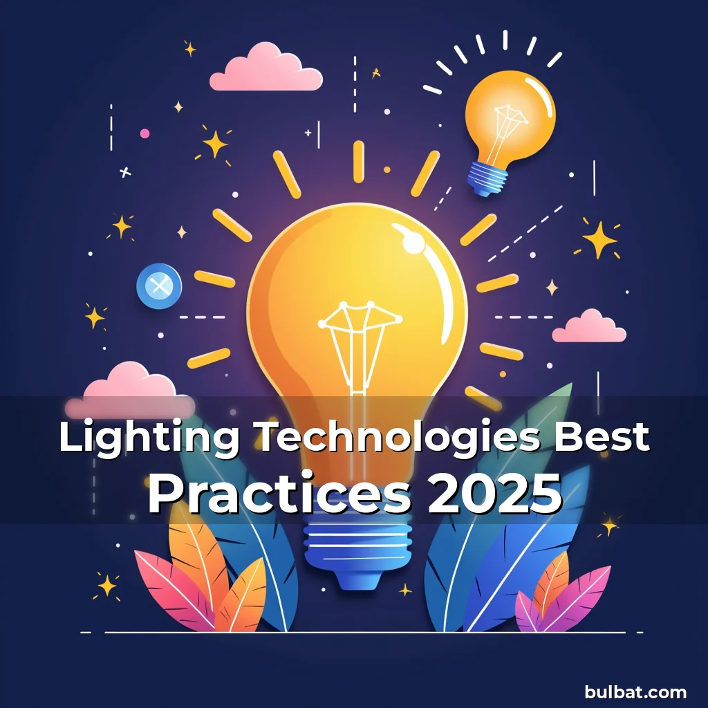 Lighting Technologies Best Practices 2025
