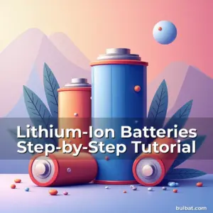 Artistic representation for Lithium-Ion Batteries Step-by-Step Tutorial
