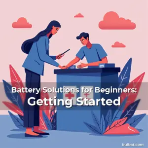 Artistic representation for Battery Solutions for Beginners: Getting Started
