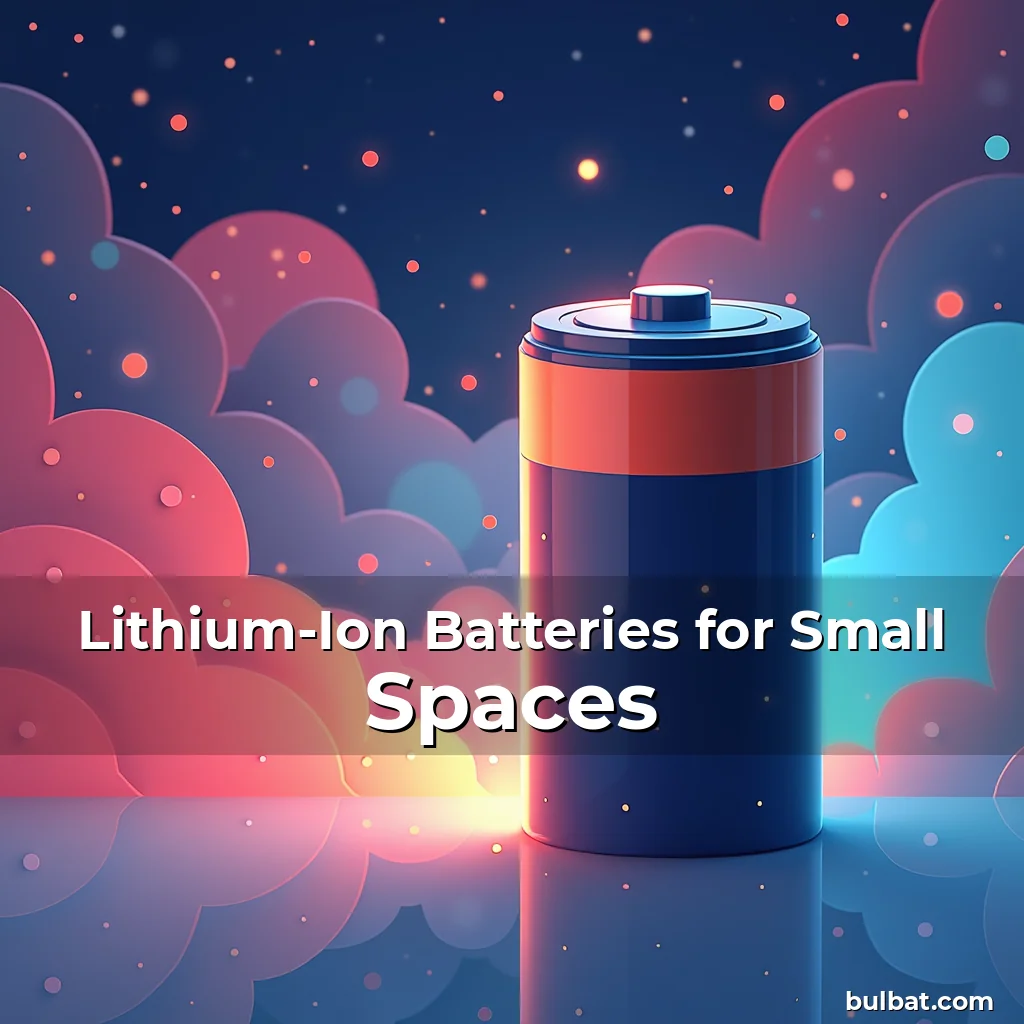 Read more about the article Lithium-Ion Batteries for Small Spaces
