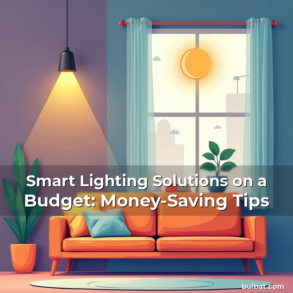 Smart Lighting Solutions on a Budget: Money-Saving Tips