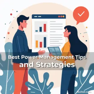 Artistic representation for Best Power Management Tips and Strategies