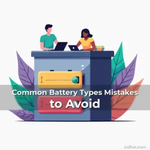 Artistic representation for Common Battery Types Mistakes to Avoid