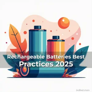 Read more about the article Rechargeable Batteries Best Practices 2025