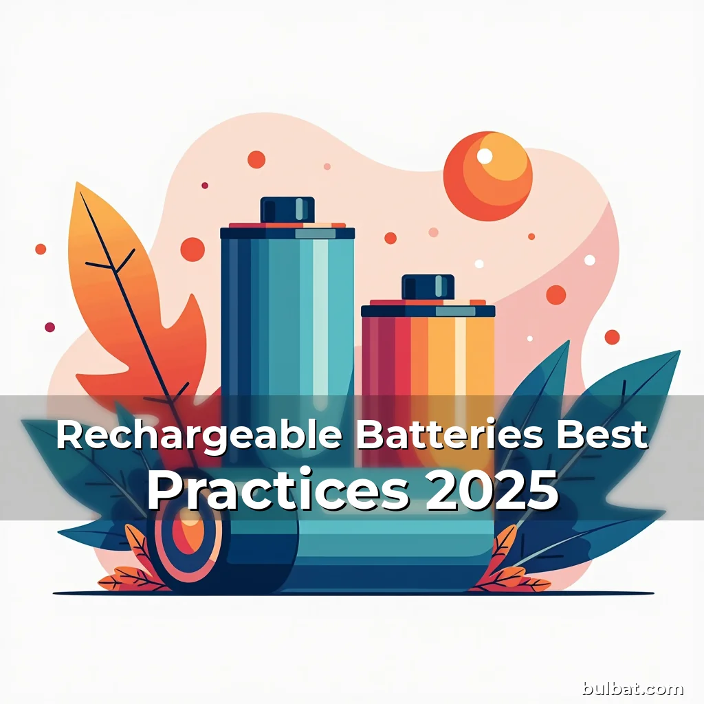 You are currently viewing Rechargeable Batteries Best Practices 2025