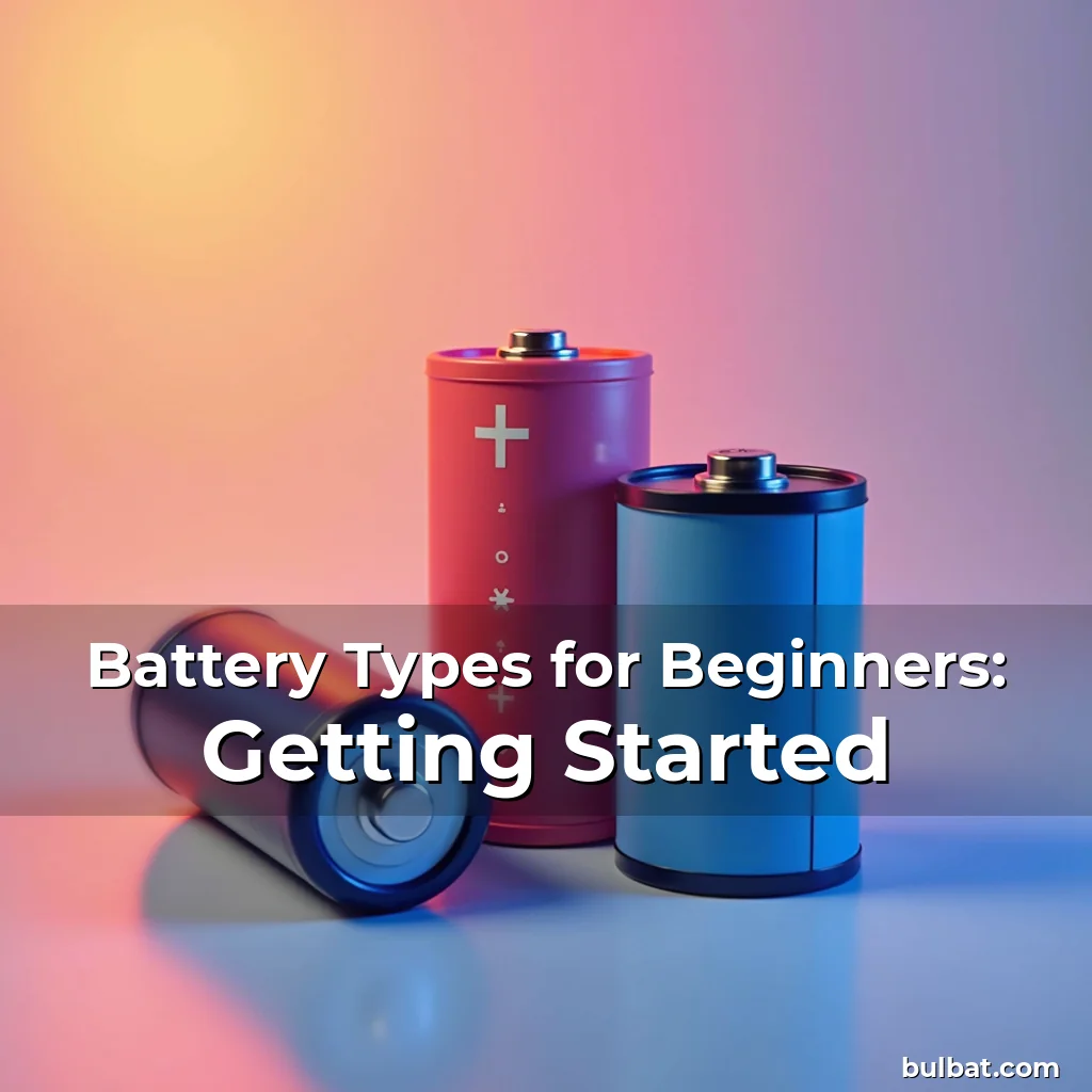 You are currently viewing Battery Types for Beginners: Getting Started