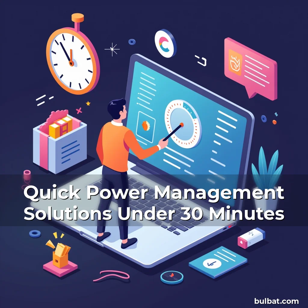 You are currently viewing Quick Power Management Solutions Under 30 Minutes