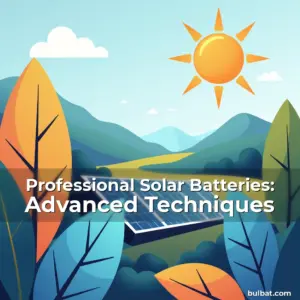 Read more about the article Professional Solar Batteries: Advanced Techniques