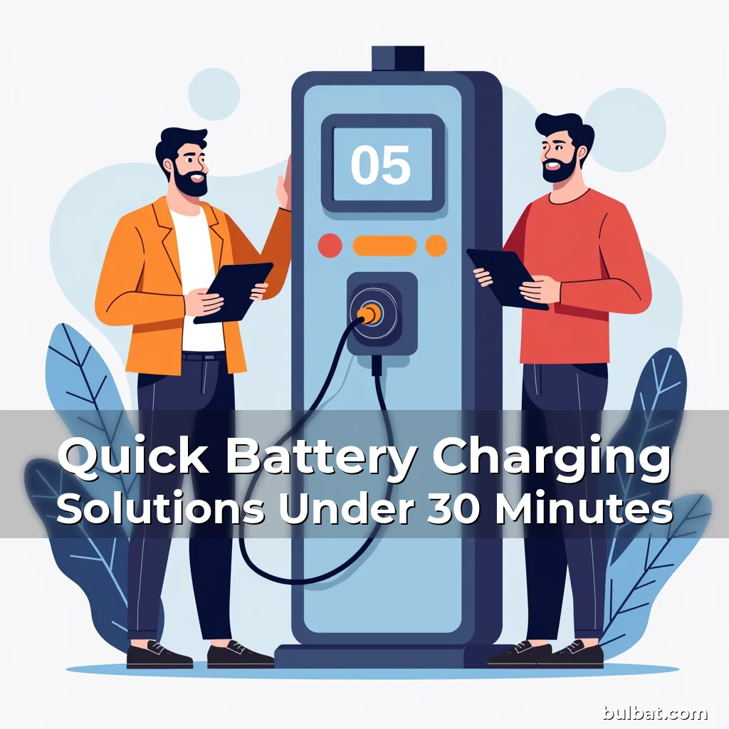 Read more about the article Quick Battery Charging Solutions Under 30 Minutes