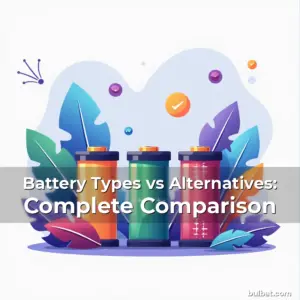 Read more about the article Battery Types vs Alternatives: Complete Comparison
