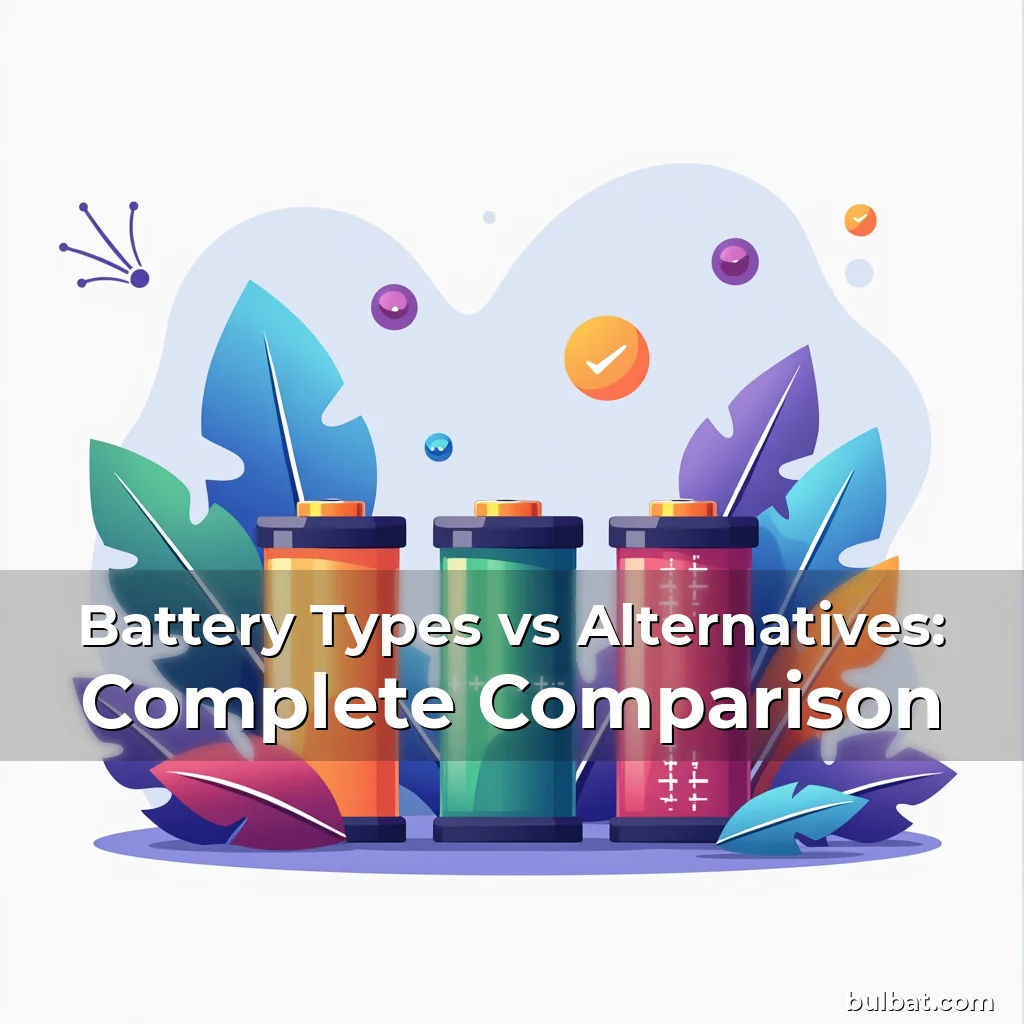 You are currently viewing Battery Types vs Alternatives: Complete Comparison