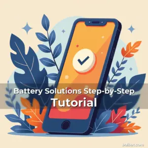 Artistic representation for Battery Solutions Step-by-Step Tutorial