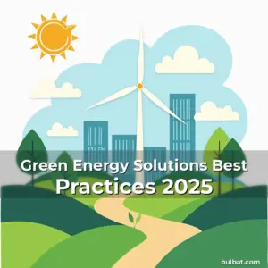 Artistic representation for Green Energy Solutions Best Practices 2025